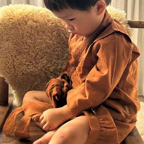 Umber Baby Kimono Set